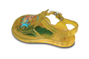 Sandaletto giallo PVC